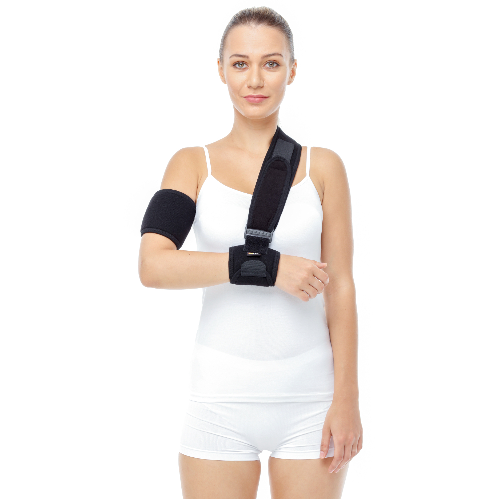 ORX-KL310 Standart Basit Kol Askısı | Dampigo Orlex ORX-KL310 Standart Basit Kol Askısı, siyah renkli